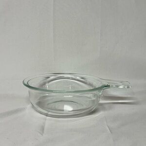 PYREX 601 - B CLEAR GLASS BOWL WITH STICK HANDLE Oven-Proof - 550ML